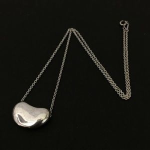 Tiffany Elsa Peretti Bean Necklace 